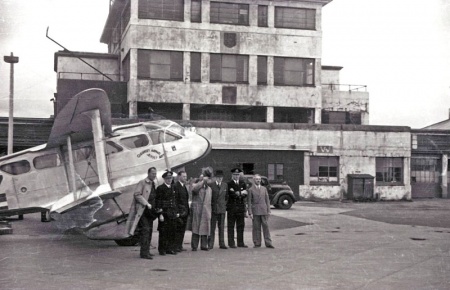 Jersey Airways aircraft return