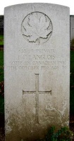 Francis Langlois, Courcelette British Cemetery