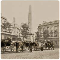 Cabs wait on the old rank