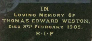 Weston - St Ouen parish cemetery