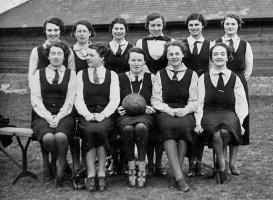 The school netball team in 1923