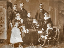 J P V Falle (1848-1936) and family