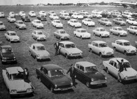 The fleet in the mid-1960s photographed at the Airport