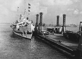 Operating as a hospital ship