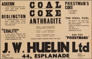 Advert from Jersey Leader, 1935