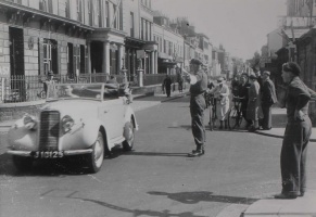 Traffic control in David Place