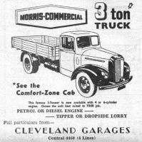 Cleveland Garages for a Morris truck