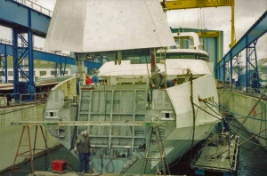 Emeraude under construction