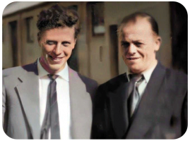 Raymond Hansford and his son, also Raymond