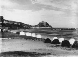 Beach huts at Gorey