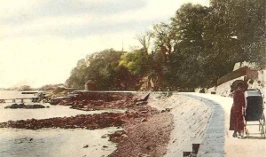 A flat walk for a lady with a pram