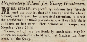 ... describing it in an English language advert as a 'preparatory school for young gentlemen'