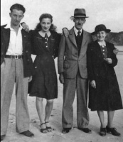 Albert Parker Evans and his wife Annie Elvina, nee Traisnel, with their children Herbert Cyril and Constance. Albert moved to the island from Swindon and married Annie Elvina Traisnel in St Luke's Church in 1916