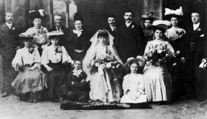 Auguste and Eugenie Guernier's wedding in 1907