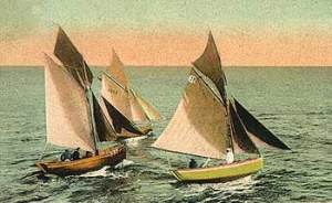 Fishing boats in 1904