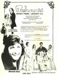 An advert from the Behan era