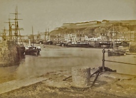 Paddle steamers in the Harbour in the 19th century