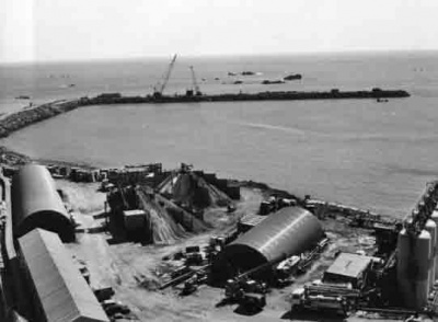 July 1974 - a year has passed and the wall is extending rapidly