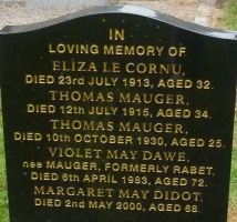 Dawe - St Ouen parish cemetery