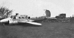 The newspaper plane crashes in February 1951