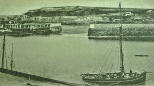 Fort Regent behind the New North Quay