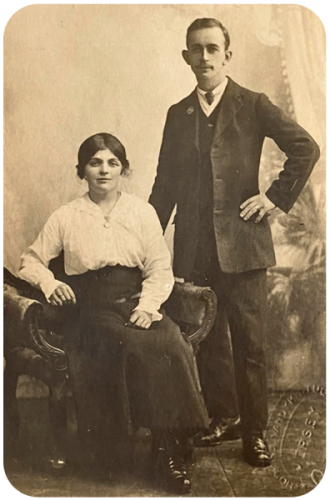 Percy John and Florence Lucy Ahier, nee Norris, married in St Helier in 1919