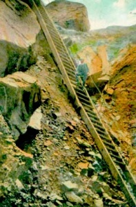 The steps were not for the faint hearted