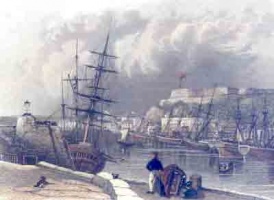 The harbour in the 19th century