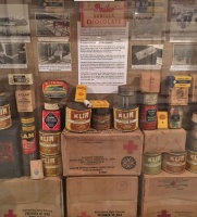 The contents of the Red Cross parcels