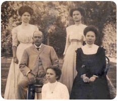 Charles John Francis Lesbirel (1850-1914) and Anne, Annie, Alice and Mabel