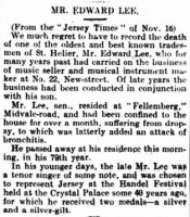 Obituary for Edward Lee