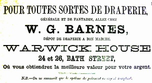 Cashing in on precious metals is not a 21st century phenomenon - W G Barnes offered the 'best value' for silver in this advert