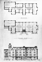 The original plans for the hotel
