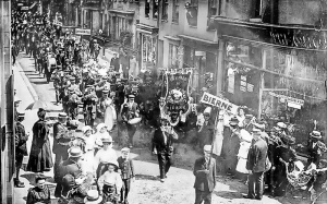Parade through New Street