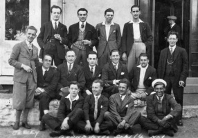 Pierre Marie Moulin is in this picture of Grand Hotel staff