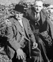 George Le Blond with his son-in-law Hugh Meyers