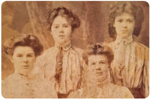 Rita, Mary Ann, Vera and Ethel Godfray, daughters of Francis and Mary Ann, nee Filleul