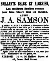 1896 Nouvelle Chronique advert