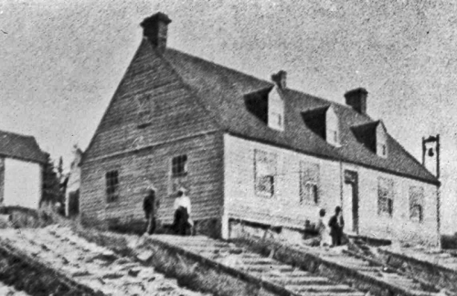 The pre-1831 home in Bonaventure, Quebec, of Jersey immigrant Pierre du Val (1769-1851)