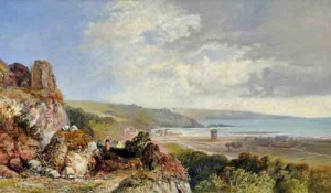 St Brelade's Bay, 1866; John Vivien de Fleury