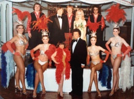 Cabaret cast at the Mediterranean in 1978