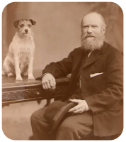 Elias Baudains (1826- ) and his wife Jane, nee Amy