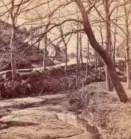 The junction of Vallée des Vaux and Rue des Dames photographed by Godfray in the 1860s