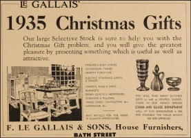 Advert from Jersey Leader, 1935