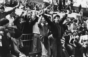 Part of the crowd at Springfield in 1980