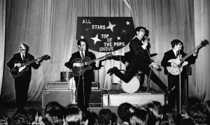 Freddie and the Dreamers in Jersey in 1964