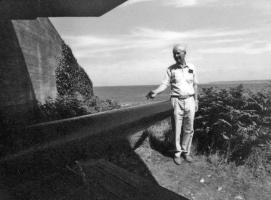 Horst Herrmann on a return visit to the island in the 1980s