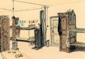 Biberach dormitory by W E Challinor