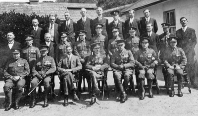 Francis Richard Bingham and his staff