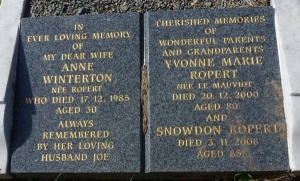 Winterton- St Ouen parish cemetery